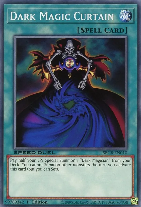Dark Magic Curtain SBCB-EN010 Yu-Gi-Oh card from Speed Duel: Battle City Box