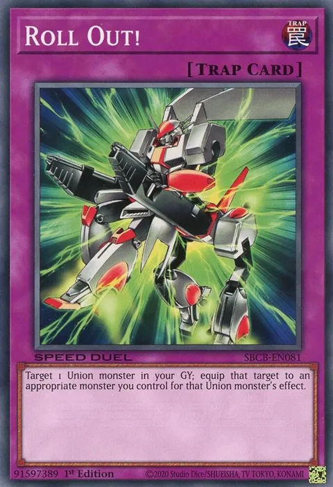 Roll Out! SBCB-EN081 Yu-Gi-Oh card from Speed Duel: Battle City Box