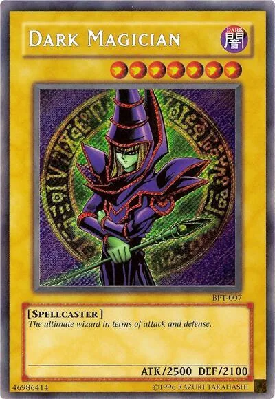 Dark Magician BPT-007 Yu-Gi-Oh card from 2003 Collectors Tin