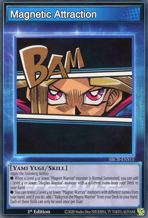 Magnetic Attraction SBCB-ENS15 Yu-Gi-Oh card from Speed Duel: Battle City Box