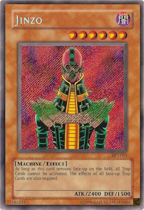 Jinzo BPT-011 Yu-Gi-Oh card from 2003 Collectors Tin