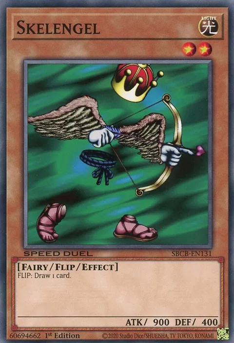 Skelengel SBCB-EN131 Yu-Gi-Oh card from Speed Duel: Battle City Box