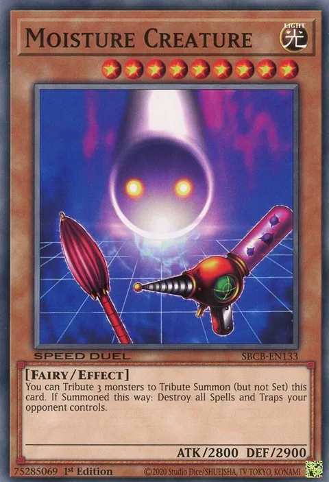 Moisture Creature SBCB-EN133 Yu-Gi-Oh card from Speed Duel: Battle City Box