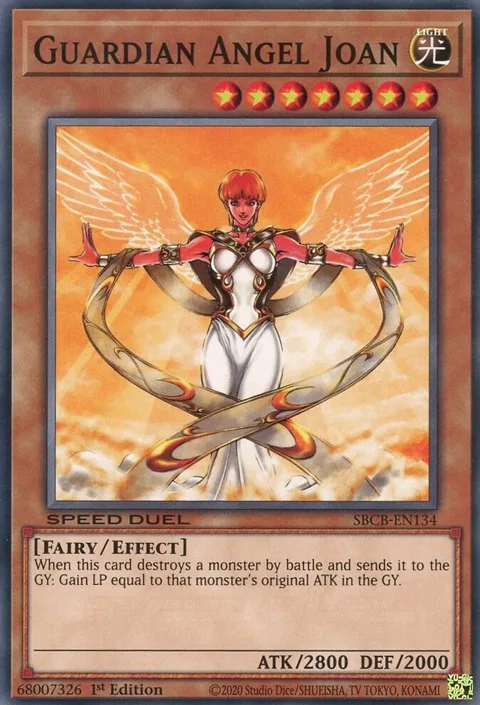 Guardian Angel Joan SBCB-EN134 Yu-Gi-Oh card from Speed Duel: Battle City Box