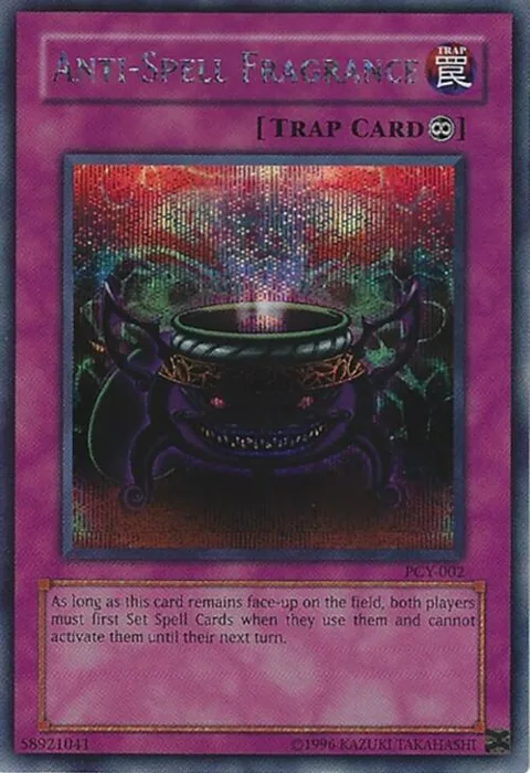 Anti-Spell Fragrance PCY-002 Yu-Gi-Oh card from Power of Chaos: Yugi the Destiny
