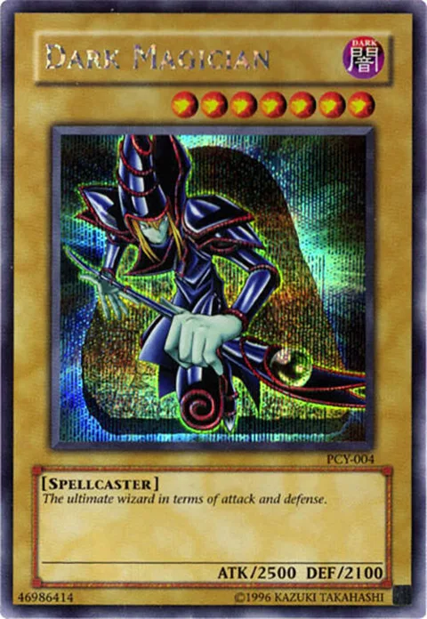 Dark Magician PCY-004 Yu-Gi-Oh card from Power of Chaos: Yugi the Destiny