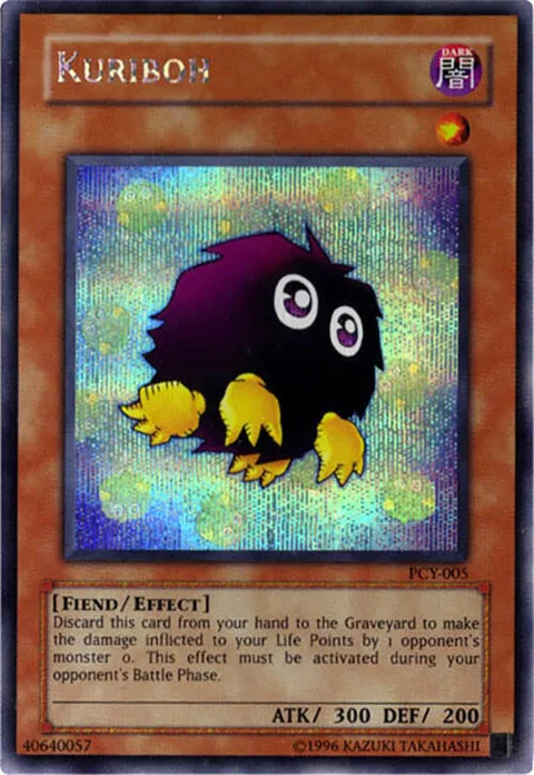 Kuriboh PCY-005 Yu-Gi-Oh card from Power of Chaos: Yugi the Destiny