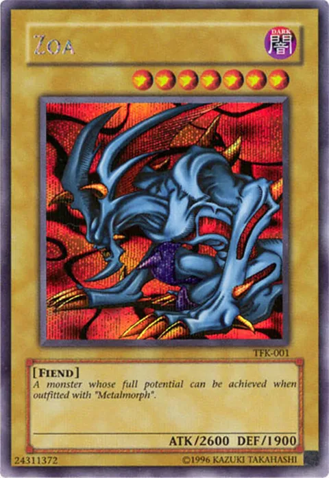 Zoa TFK-001 Yu-Gi-Oh card from The Falsebound Kingdom