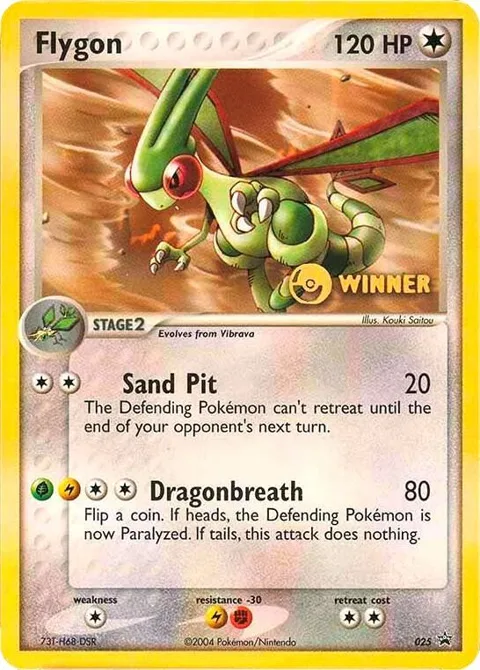 Flygon - 025 e-League [Winner] #025 Pokémon card from Nintendo Promos
