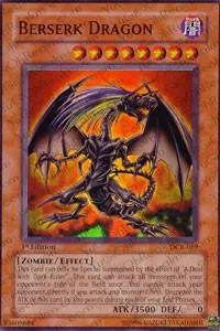 Berserk Dragon DCR-019 Unlimited Yu-Gi-Oh card from Dark Crisis
