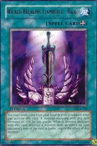 Wicked-Breaking Flamberge - Baou DCR-035 1st Edition Yu-Gi-Oh card from Dark Crisis