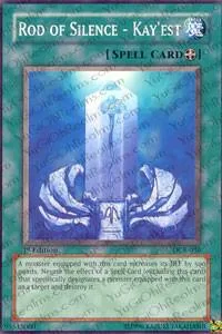 Rod of Silence - Kay'est DCR-036 1st Edition Yu-Gi-Oh card from Dark Crisis