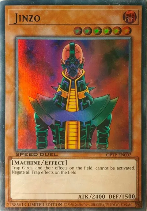 Jinzo OPTP-EN002 Yu-Gi-Oh card from Miscellaneous Promotional Cards