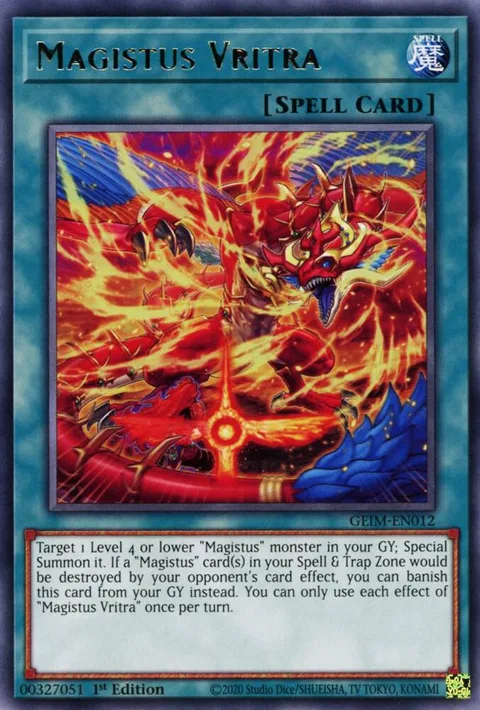 Magistus Vritra GEIM-EN012 Yu-Gi-Oh card from Genesis Impact