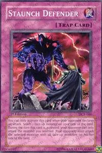 Staunch Defender DCR-046 1st Edition Yu-Gi-Oh card from Dark Crisis