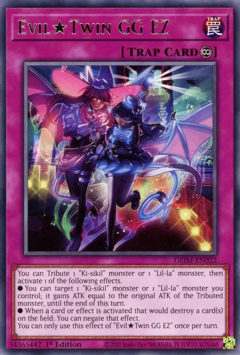 Evil Twin GG EZ GEIM-EN022 Yu-Gi-Oh card from Genesis Impact