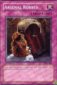 Arsenal Robber DCR-048 Yu-Gi-Oh card from Dark Crisis