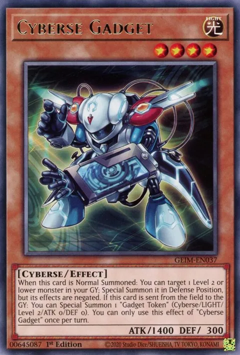 Cyberse Gadget GEIM-EN037 Yu-Gi-Oh card from Genesis Impact
