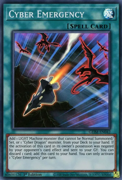 Cyber Emergency GEIM-EN042 Yu-Gi-Oh card from Genesis Impact