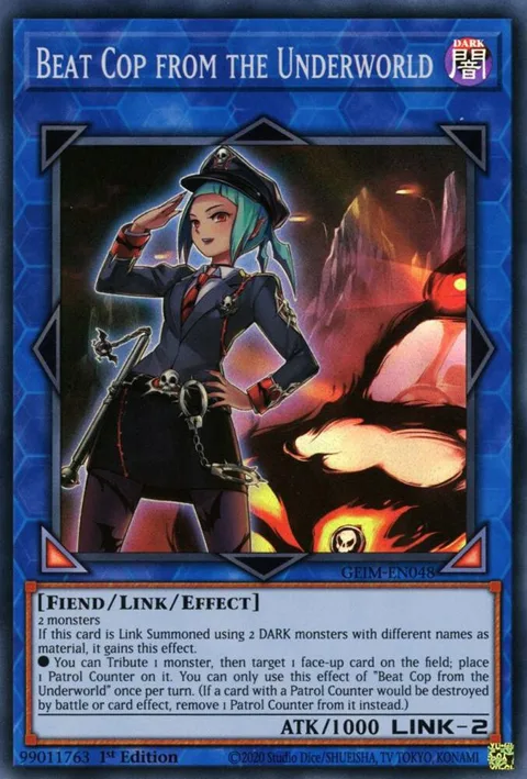 Beat Cop from the Underworld GEIM-EN048 Yu-Gi-Oh card from Genesis Impact