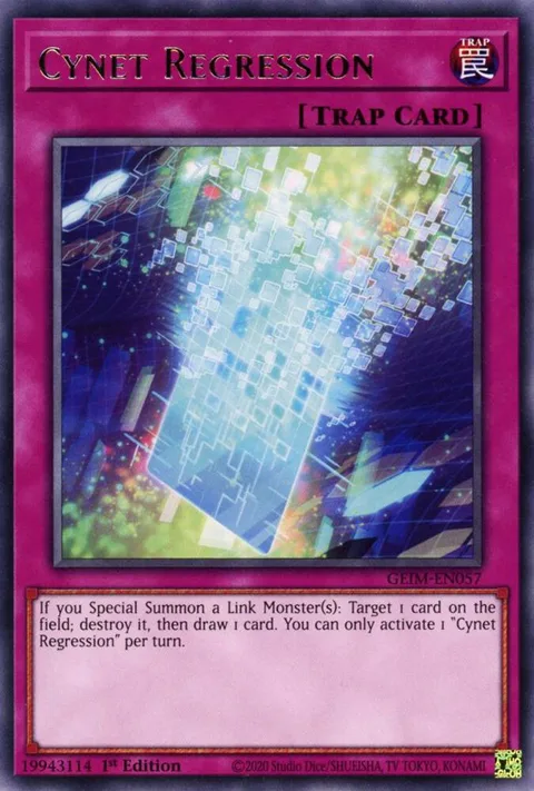 Cynet Regression GEIM-EN057 Yu-Gi-Oh card from Genesis Impact