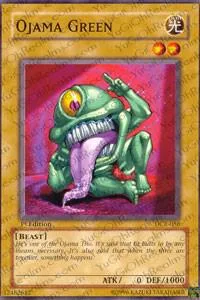 Ojama Green DCR-056 Unlimited Yu-Gi-Oh card from Dark Crisis
