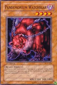 Pandemonium Watchbear DCR-058 Unlimited Yu-Gi-Oh card from Dark Crisis