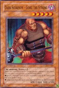 Dark Scorpion - Gorg the Strong DCR-060 Yu-Gi-Oh card from Dark Crisis