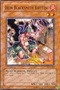 Iron Blacksmith Kotetsu DCR-064 Yu-Gi-Oh card from Dark Crisis
