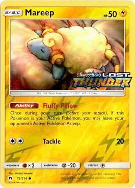Mareep - 75/214 Toys R Us Promo #075/214 Reverse Holofoil Pokémon card from Miscellaneous Cards & Products