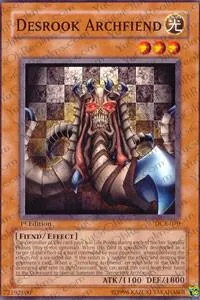 Desrook Archfiend DCR-070 Unlimited Yu-Gi-Oh card from Dark Crisis