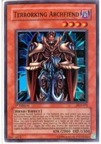 Terrorking Archfiend DCR-072 Unlimited Yu-Gi-Oh card from Dark Crisis