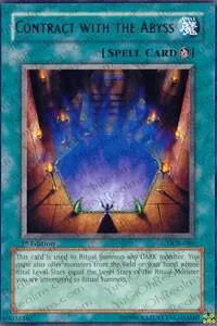 Contract with the Abyss DCR-086 Unlimited Yu-Gi-Oh card from Dark Crisis