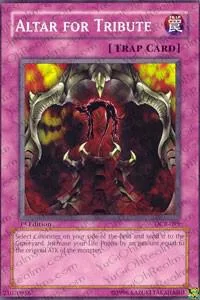Altar for Tribute DCR-095 1st Edition Yu-Gi-Oh card from Dark Crisis