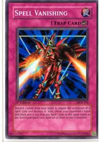 Spell Vanishing DCR-101 1st Edition Yu-Gi-Oh card from Dark Crisis