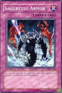 Sakuretsu Armor DCR-102 1st Edition Yu-Gi-Oh card from Dark Crisis