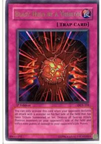 Blast Held by a Tribute DCR-104 Unlimited Yu-Gi-Oh card from Dark Crisis