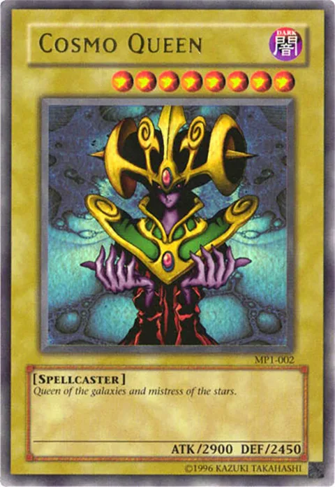 Cosmo Queen MP1-002 Yu-Gi-Oh card from McDonald's Promo