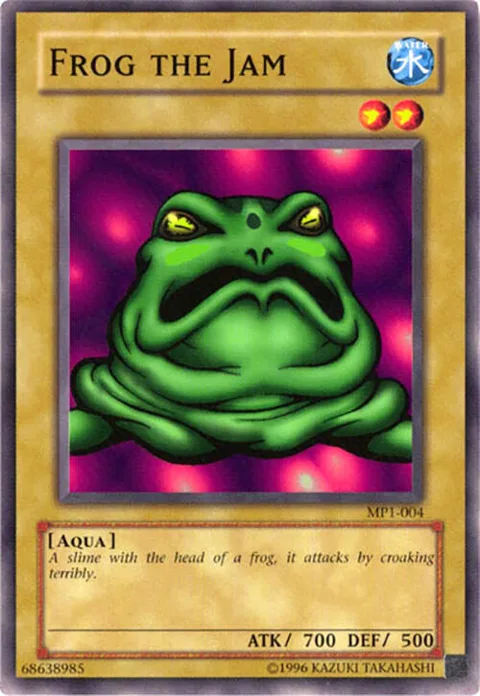 Frog The Jam MP1-004 Yu-Gi-Oh card from McDonald's Promo