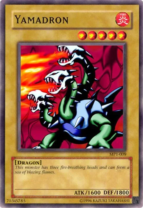 Yamadron MP1-009 Yu-Gi-Oh card from McDonald's Promo