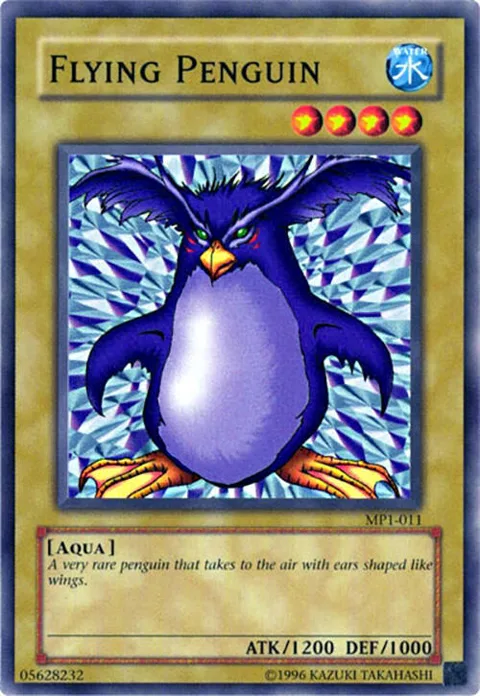 Flying Penguin MP1-011 Yu-Gi-Oh card from McDonald's Promo