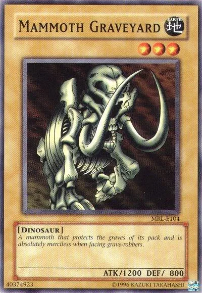 Mammoth Graveyard MRL-E104 Yu-Gi-Oh card from Magic Ruler