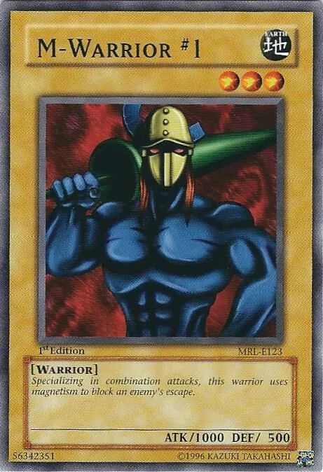 M-Warrior #1 MRL-E123 Yu-Gi-Oh card from Magic Ruler