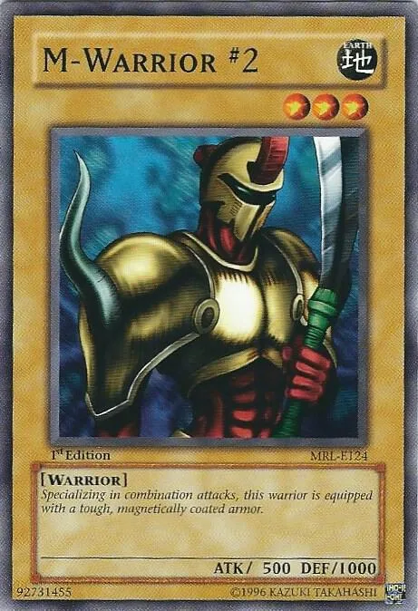 M-Warrior #2 MRL-E124 Yu-Gi-Oh card from Magic Ruler