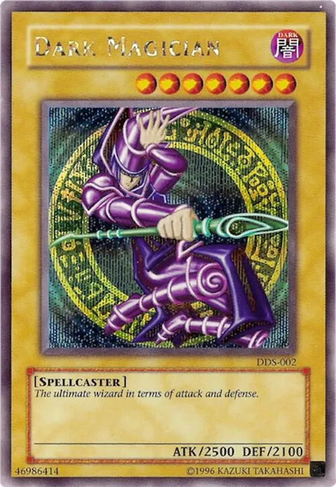 Dark Magician Dark Duel Stories DDS-002 Yu-Gi-Oh card from Yu-Gi-Oh! Video Game Promotional Cards