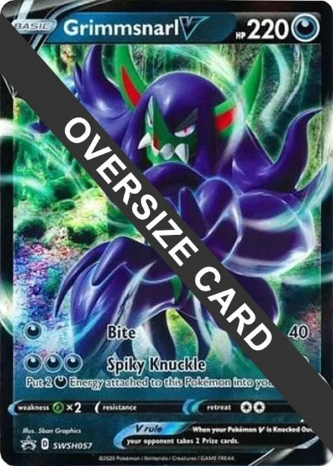Grimmsnarl V #SWSH057 Holofoil Pokémon card from Jumbo Cards