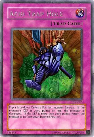 Acid Trap Hole Dark Duel Stories DDS-005 Yu-Gi-Oh card from Yu-Gi-Oh! Video Game Promotional Cards