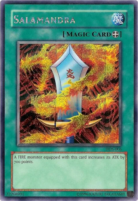 Salamandra Dark Duel Stories DDS-006 Yu-Gi-Oh card from Yu-Gi-Oh! Video Game Promotional Cards