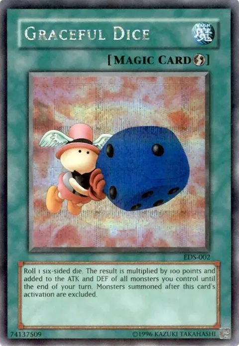 Graceful Dice EDS-002 Yu-Gi-Oh card from Eternal Duelist Soul