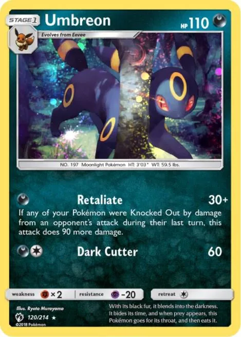 Umbreon - 120/214 Cosmos Holo #120/214 Holofoil Pokémon card from Blister Exclusives